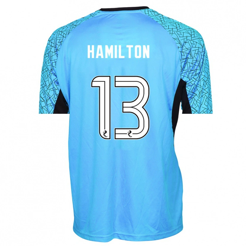 Danxen Kid Jack Hamilton #13 Blue Black Goalkeeper Jersey 2025/26 T-Shirt