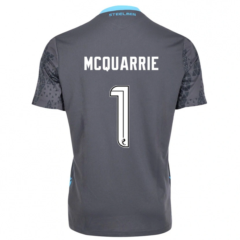 Danxen Kid Colbi McQuarrie #1 Gray White Goalkeeper Jersey 2025/26 T-Shirt