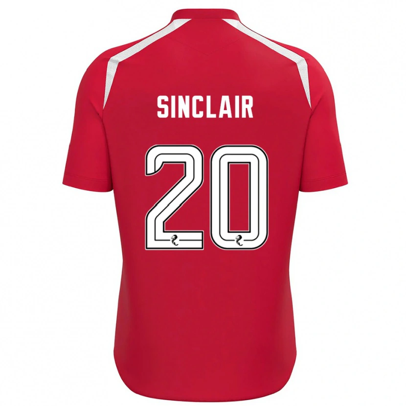 Danxen Kid Ross Sinclair #20 Red White Goalkeeper Jersey 2025/26 T-Shirt