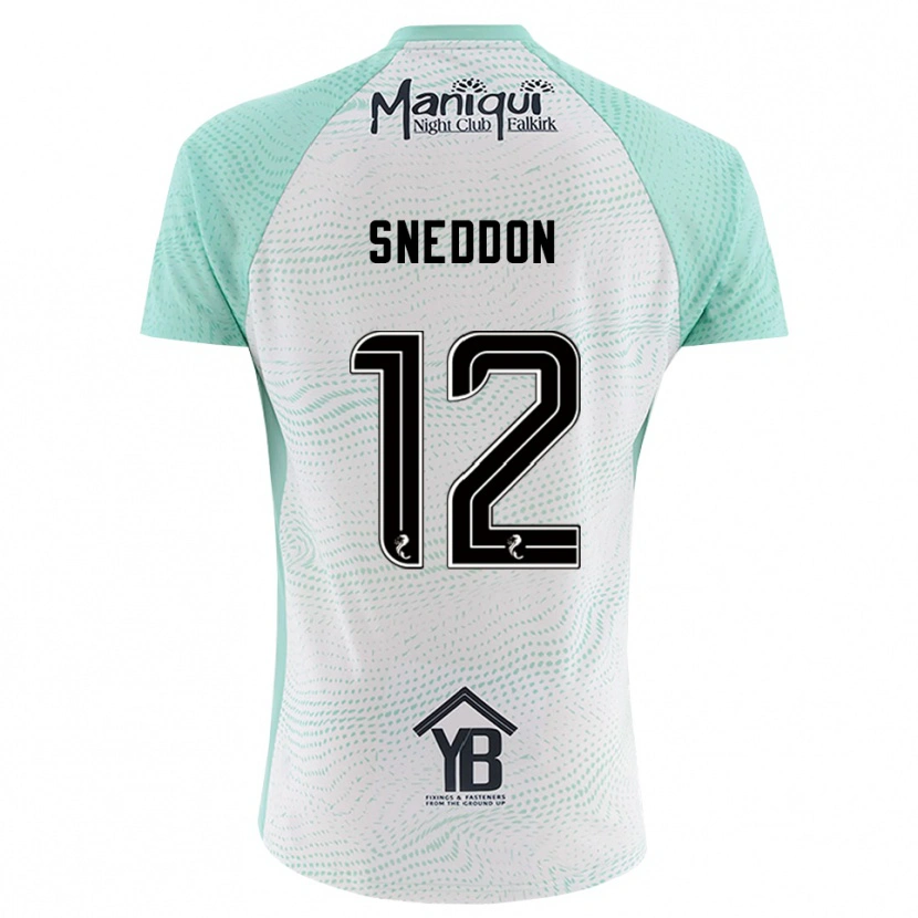 Danxen Kid Jamie Sneddon #12 Black White Goalkeeper Jersey 2025/26 T-Shirt