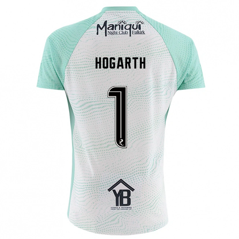 Danxen Kid Nicky Hogarth #1 Black White Goalkeeper Jersey 2025/26 T-Shirt