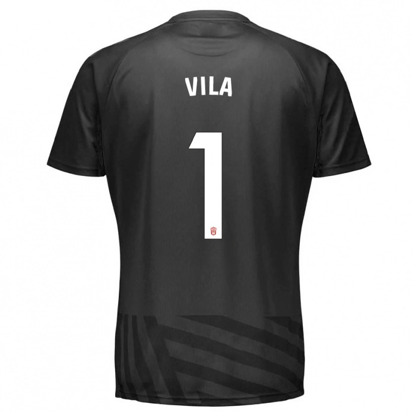 Danxen Kid Ramón Vila #1 Gray Black Goalkeeper Jersey 2025/26 T-Shirt