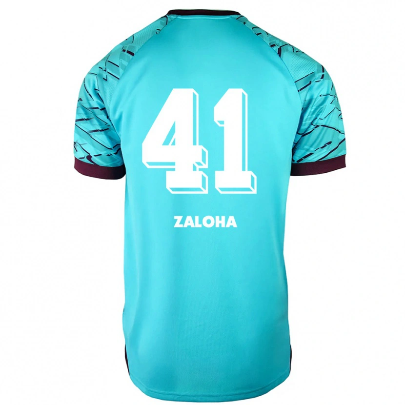 Danxen Kid Artem Zaloha #41 Sky Blue Purple Goalkeeper Jersey 2025/26 T-Shirt