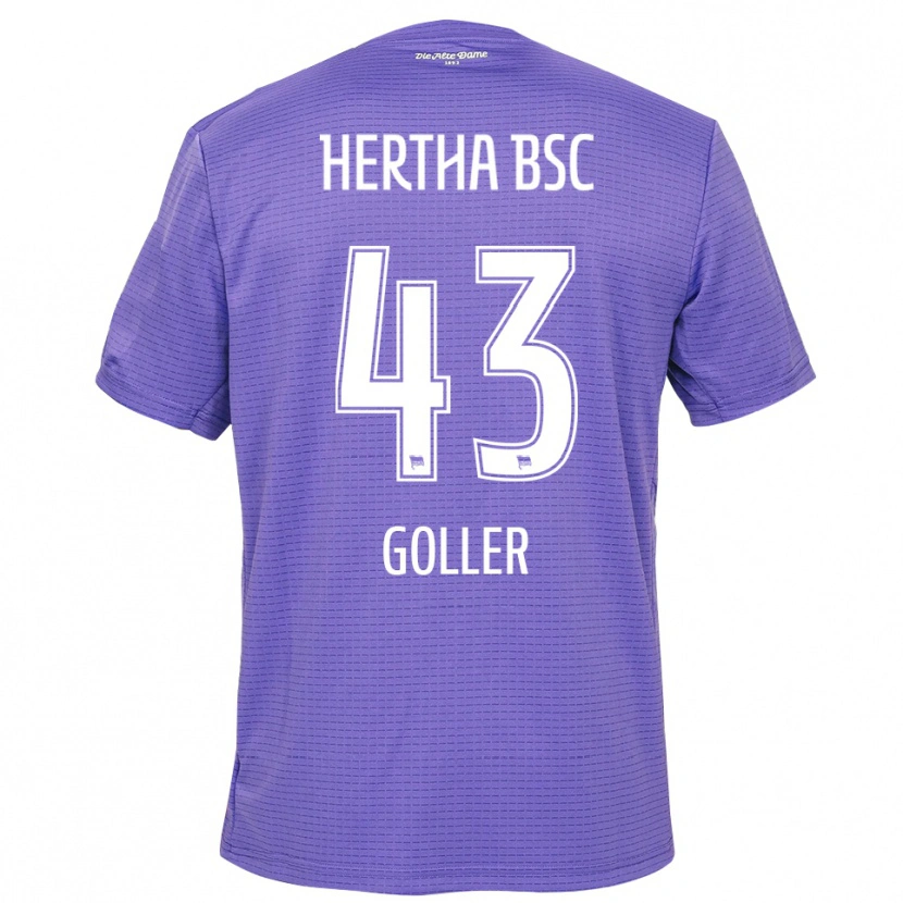 Danxen Kid Tim Goller #43 Purple White Goalkeeper Jersey 2025/26 T-Shirt