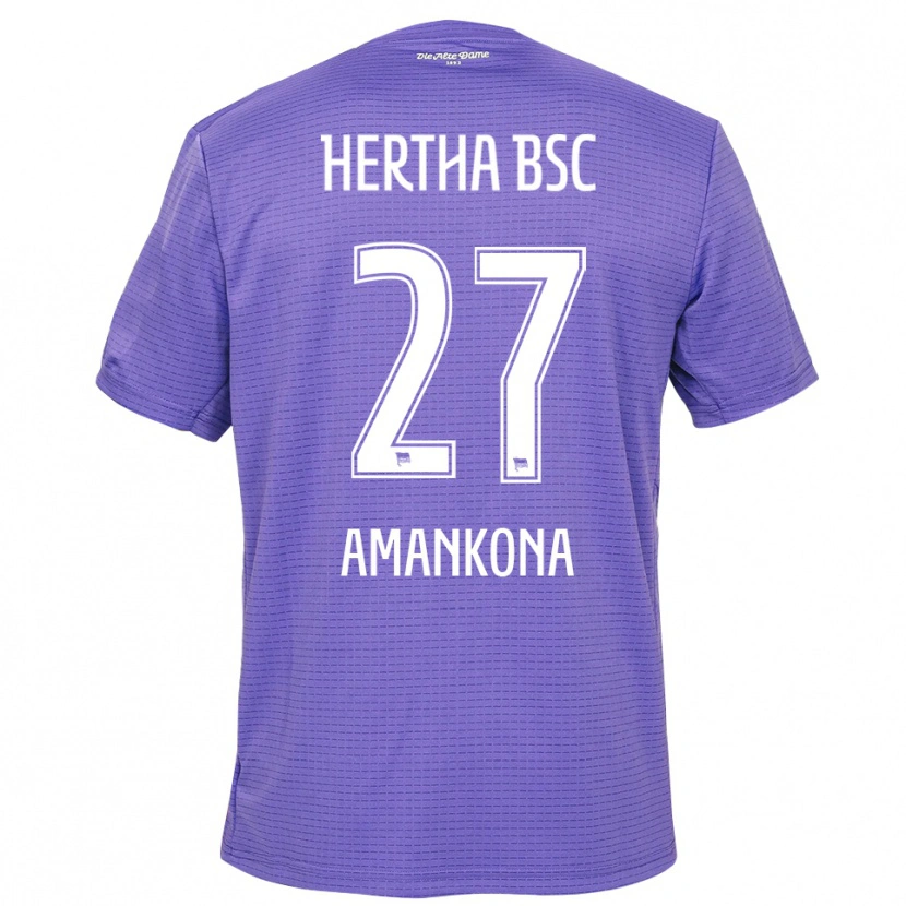 Danxen Kid Nash-Daniel Amankona #27 Purple White Goalkeeper Jersey 2025/26 T-Shirt