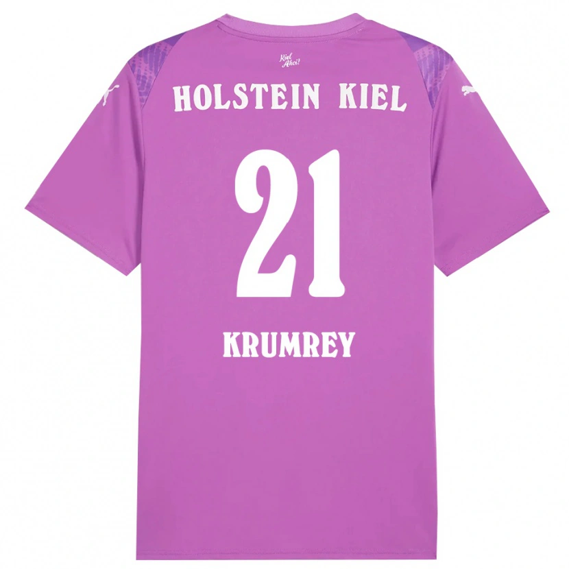 Danxen Kid Jonas Krumrey #21 Purple White Goalkeeper Jersey 2025/26 T-Shirt