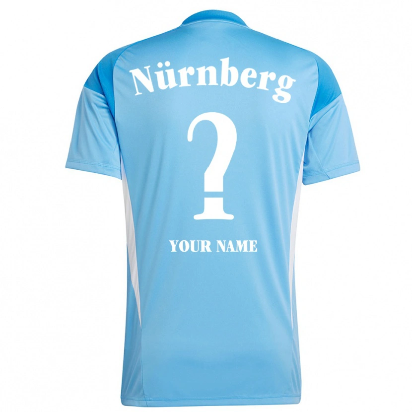 Danxen Kid 1. FC Nürnberg Sky Blue White Goalkeeper Jersey 2025/26 T-Shirt