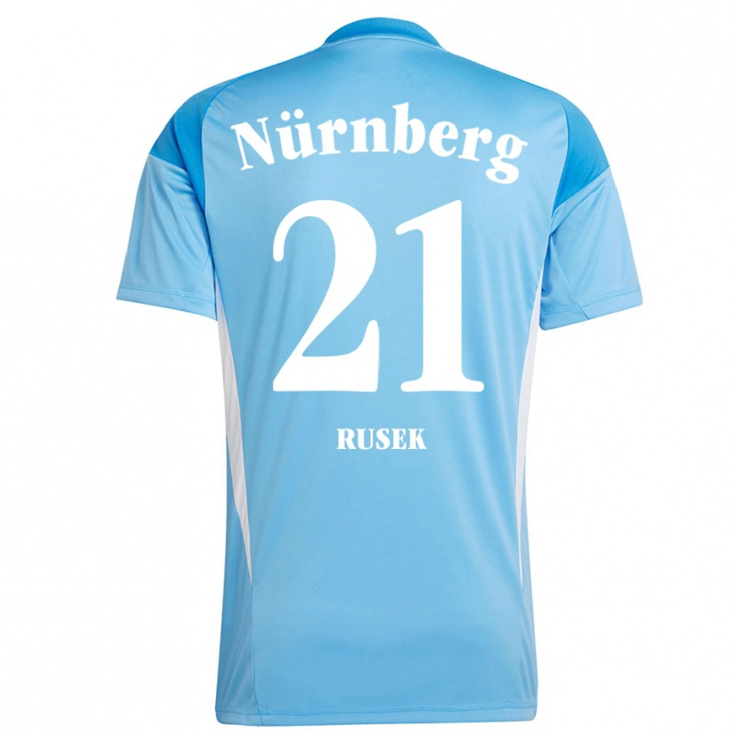 Danxen Kid Larissa Rusek #21 Sky Blue White Goalkeeper Jersey 2025/26 T-Shirt