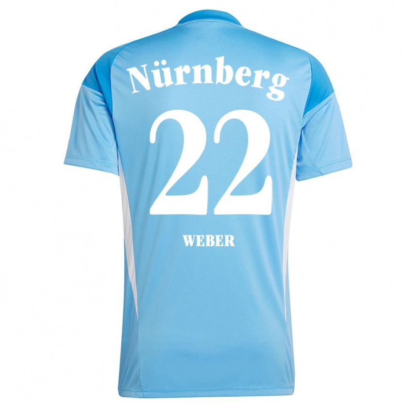 Danxen Kid Ruben Weber #22 Sky Blue White Goalkeeper Jersey 2025/26 T-Shirt
