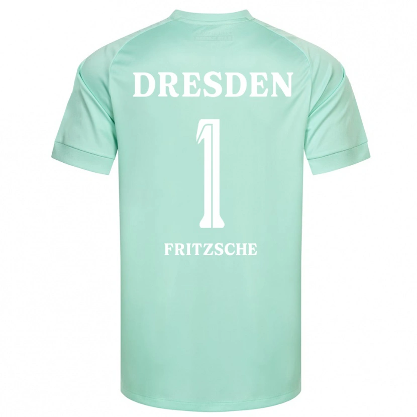 Danxen Kid Maximus Fritzsche #1 Light Green White Goalkeeper Jersey 2025/26 T-Shirt