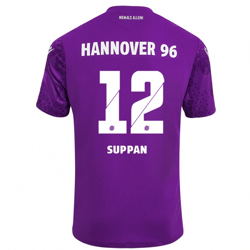 Danxen Kid Jannik Suppan #12 Purple White Goalkeeper Jersey 2025/26 T-Shirt
