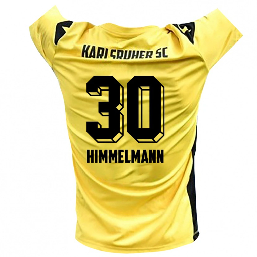 Danxen Kid Robin Himmelmann #30 Yellow Black Goalkeeper Jersey 2025/26 T-Shirt
