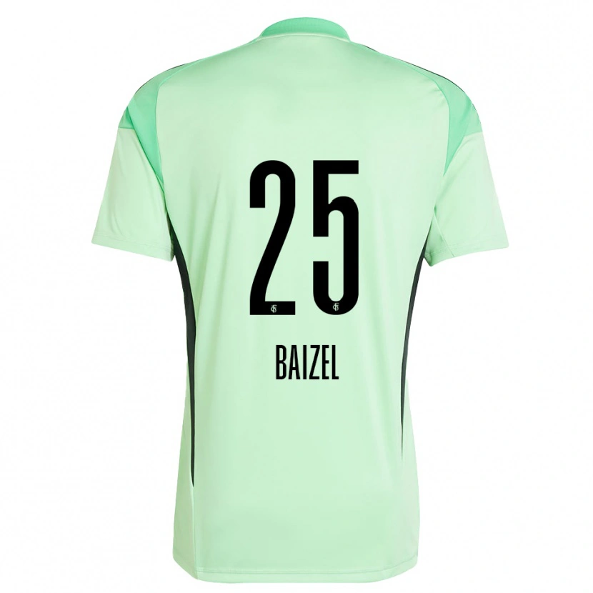 Danxen Kid David Baizel #25 Light Green Black Goalkeeper Jersey 2025/26 T-Shirt