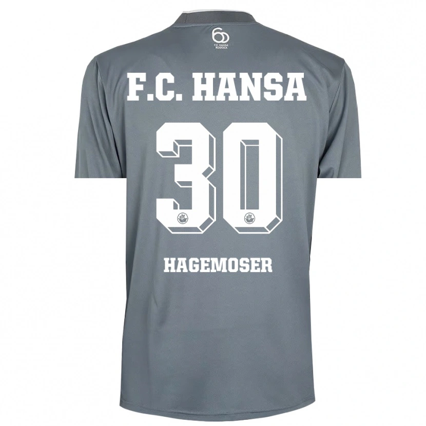 Danxen Kid Max Hagemoser #30 Light Gray White Goalkeeper Jersey 2025/26 T-Shirt