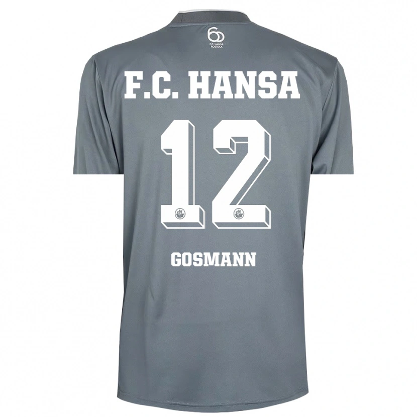 Danxen Kid Hermann Gosmann #12 Light Gray White Goalkeeper Jersey 2025/26 T-Shirt