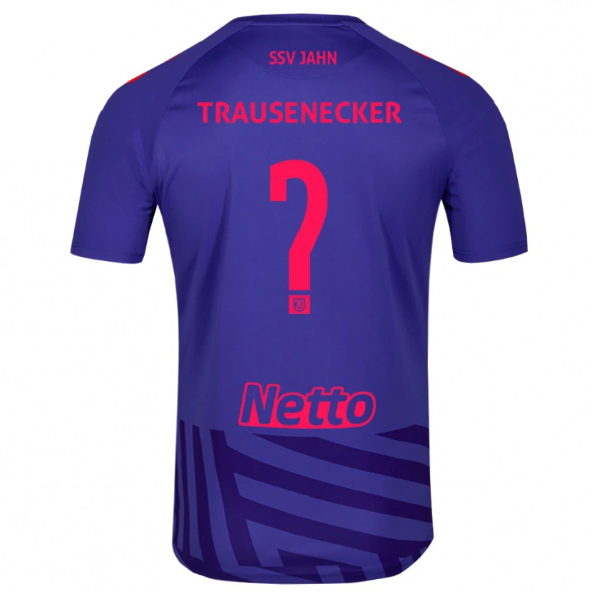 Danxen Kid Bastian Trausenecker #0 Royal Blue Red Goalkeeper Jersey 2025/26 T-Shirt