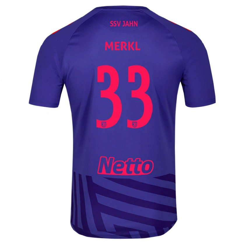 Danxen Kid Maurice Merkl #33 Royal Blue Red Goalkeeper Jersey 2025/26 T-Shirt