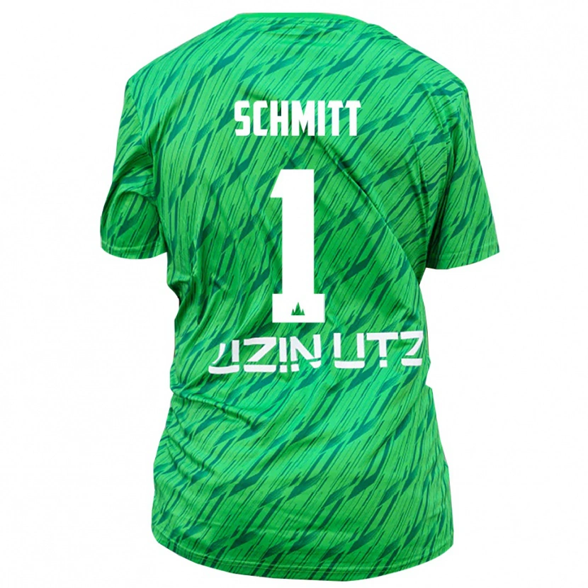 Danxen Kid Max Schmitt #1 Green Red Goalkeeper Jersey 2025/26 T-Shirt