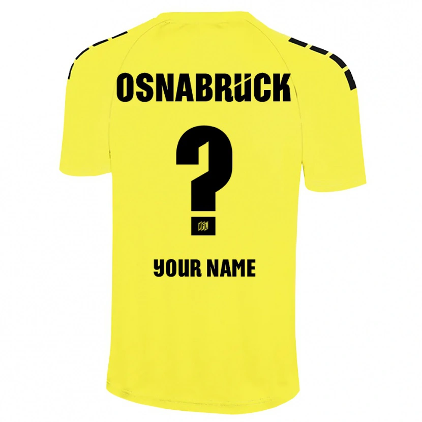 Danxen Kid VfL Osnabrück Yellow Black Goalkeeper Jersey 2025/26 T-Shirt