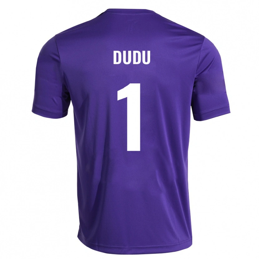 Danxen Kid Dudu #1 Purple White Goalkeeper Jersey 2025/26 T-Shirt