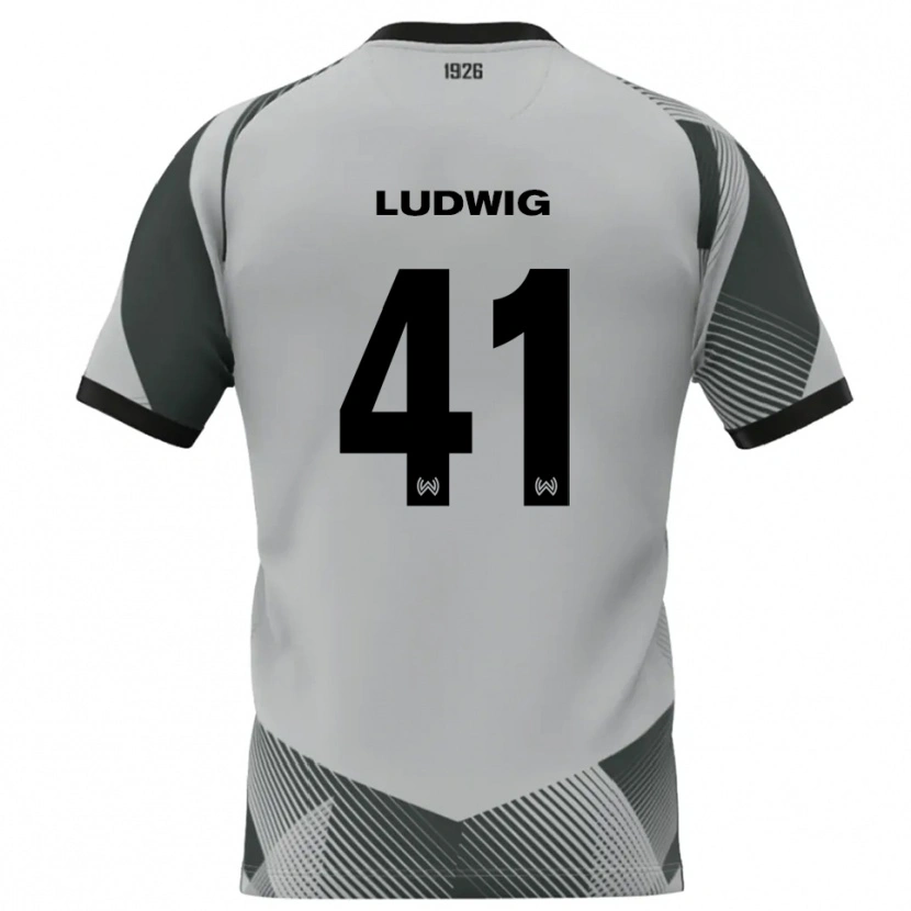 Danxen Kid Finn Ludwig #41 Light Gray White Goalkeeper Jersey 2025/26 T-Shirt