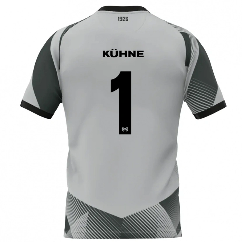 Danxen Kid Lars Kühne #1 Light Gray White Goalkeeper Jersey 2025/26 T-Shirt