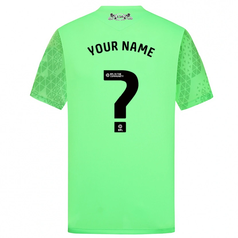Danxen Kid Blackburn Rovers Fluorescent Green Goalkeeper Jersey 2025/26 T-Shirt