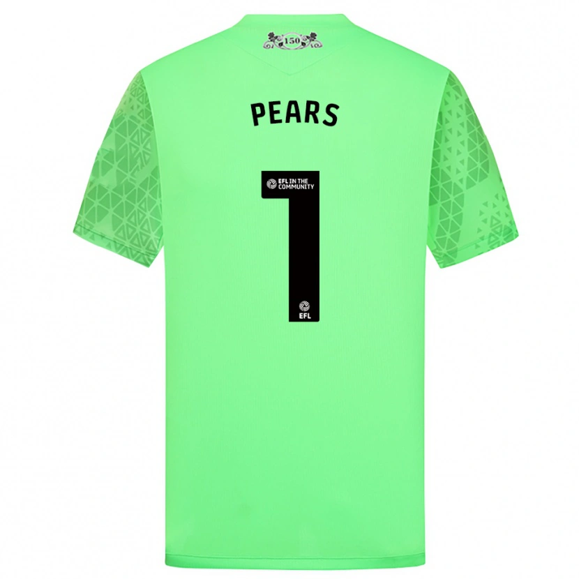 Danxen Kid Aynsley Pears #1 Fluorescent Green Goalkeeper Jersey 2025/26 T-Shirt