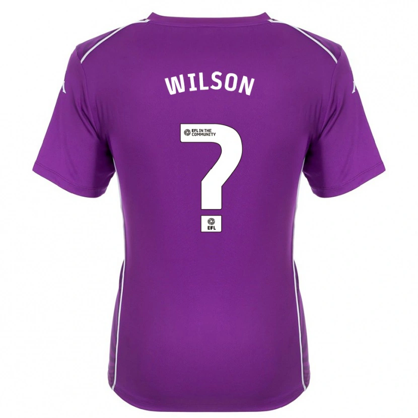 Danxen Kid George Wilson #0 Purple White Goalkeeper Jersey 2025/26 T-Shirt