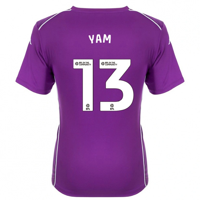 Danxen Kid Callum Yam #13 Purple White Goalkeeper Jersey 2025/26 T-Shirt