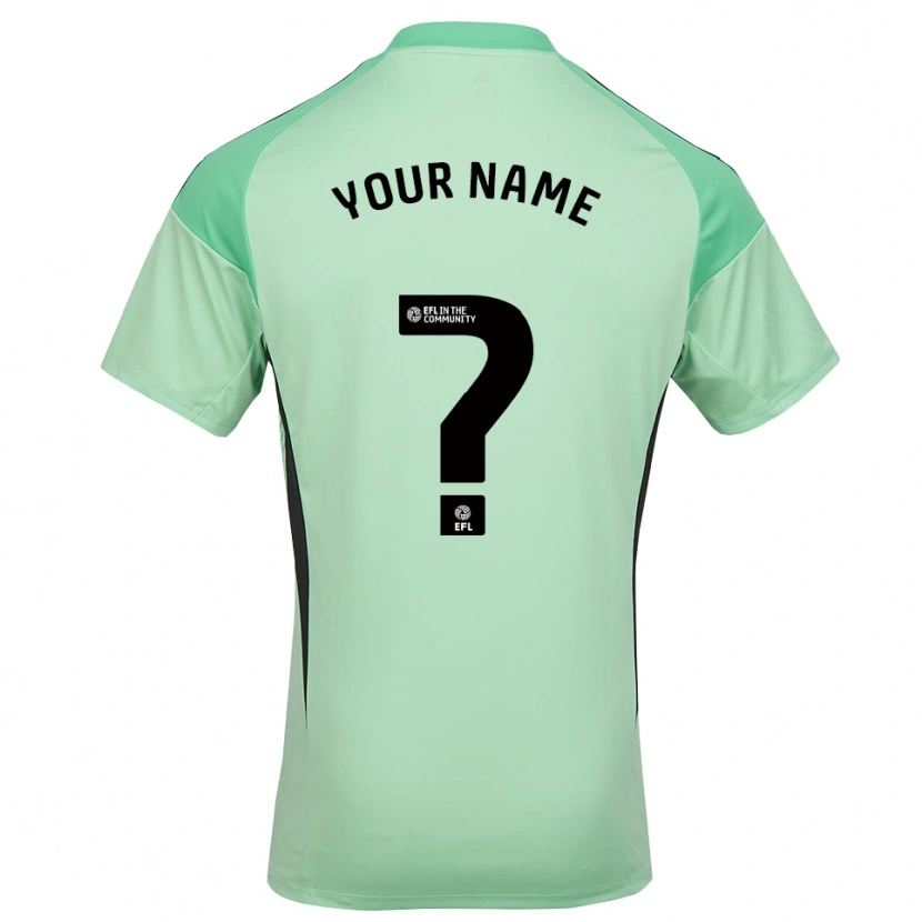 Danxen Kid Leicester City Light Green Black Goalkeeper Jersey 2025/26 T-Shirt