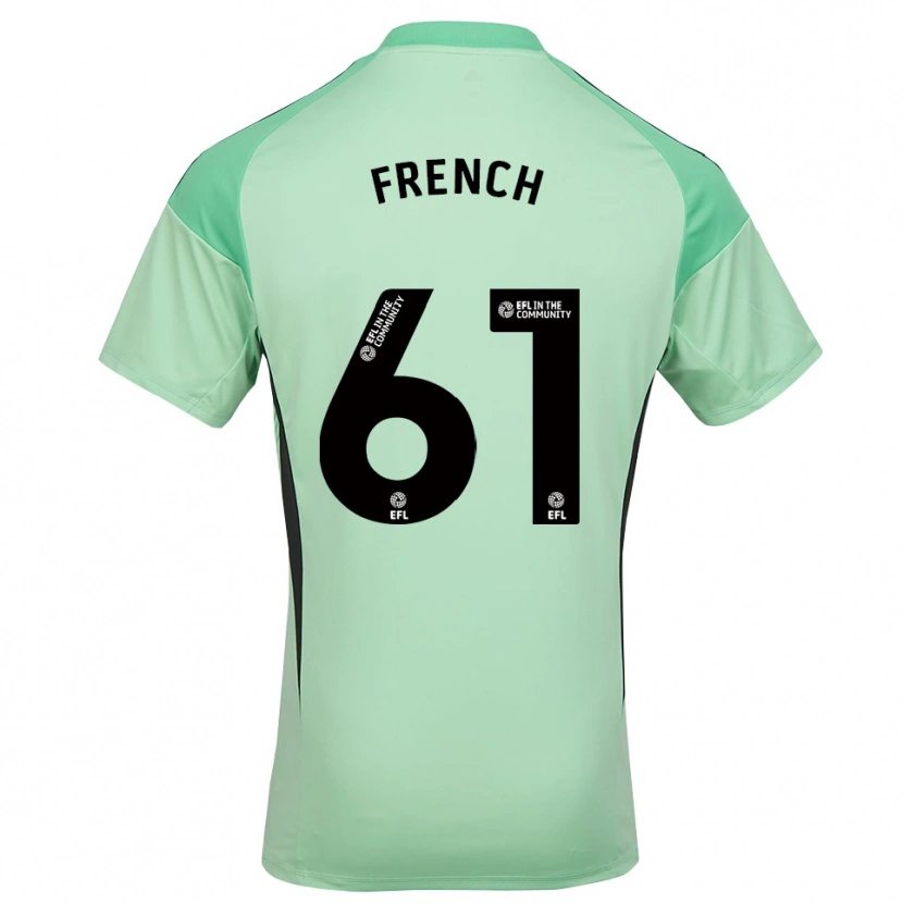 Danxen Kid Harry French #61 Light Green Black Goalkeeper Jersey 2025/26 T-Shirt