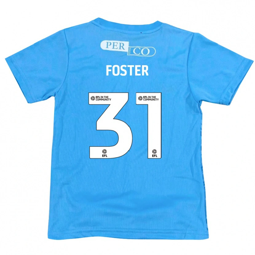 Danxen Kid Owen Foster #31 Blue White Goalkeeper Jersey 2025/26 T-Shirt