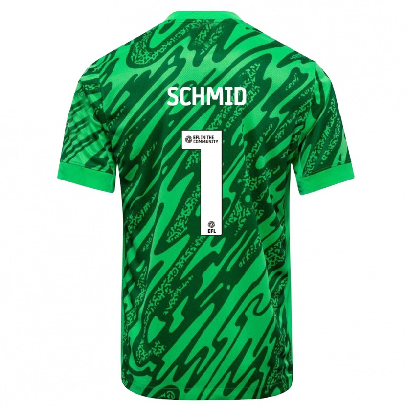 Danxen Kid Nicolas Schmid #1 Forest Green Goalkeeper Jersey 2025/26 T-Shirt