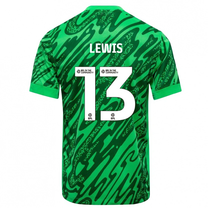 Danxen Kid Karl Lewis #13 Forest Green Goalkeeper Jersey 2025/26 T-Shirt