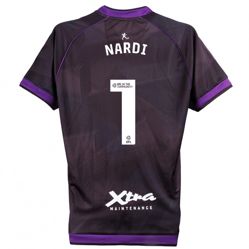 Danxen Kid Paul Nardi #1 Purple White Goalkeeper Jersey 2025/26 T-Shirt