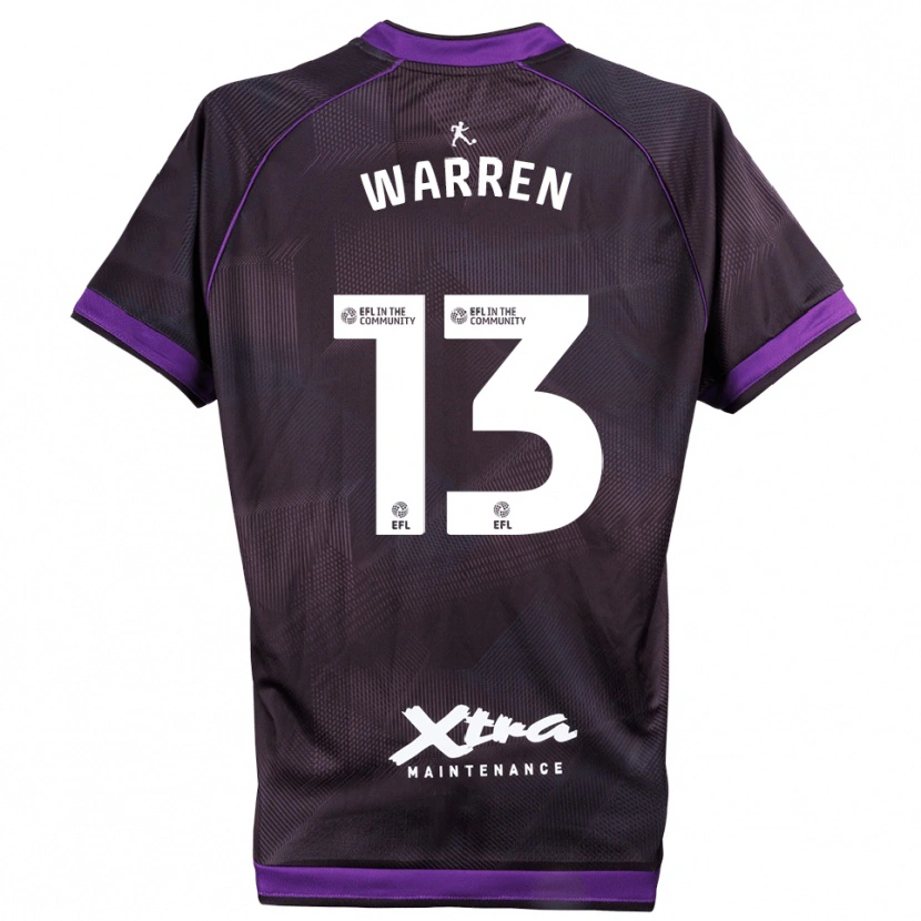Danxen Kid Charlie Warren #13 Purple White Goalkeeper Jersey 2025/26 T-Shirt