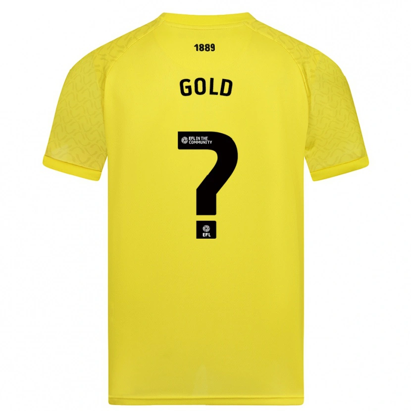 Danxen Kid Ethan Gold #0 Yellow Black Goalkeeper Jersey 2025/26 T-Shirt