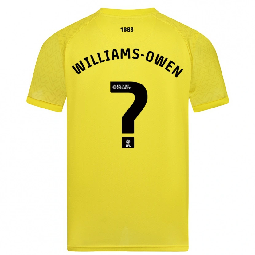 Danxen Kid Brooke Williams-Owen #0 Yellow Black Goalkeeper Jersey 2025/26 T-Shirt