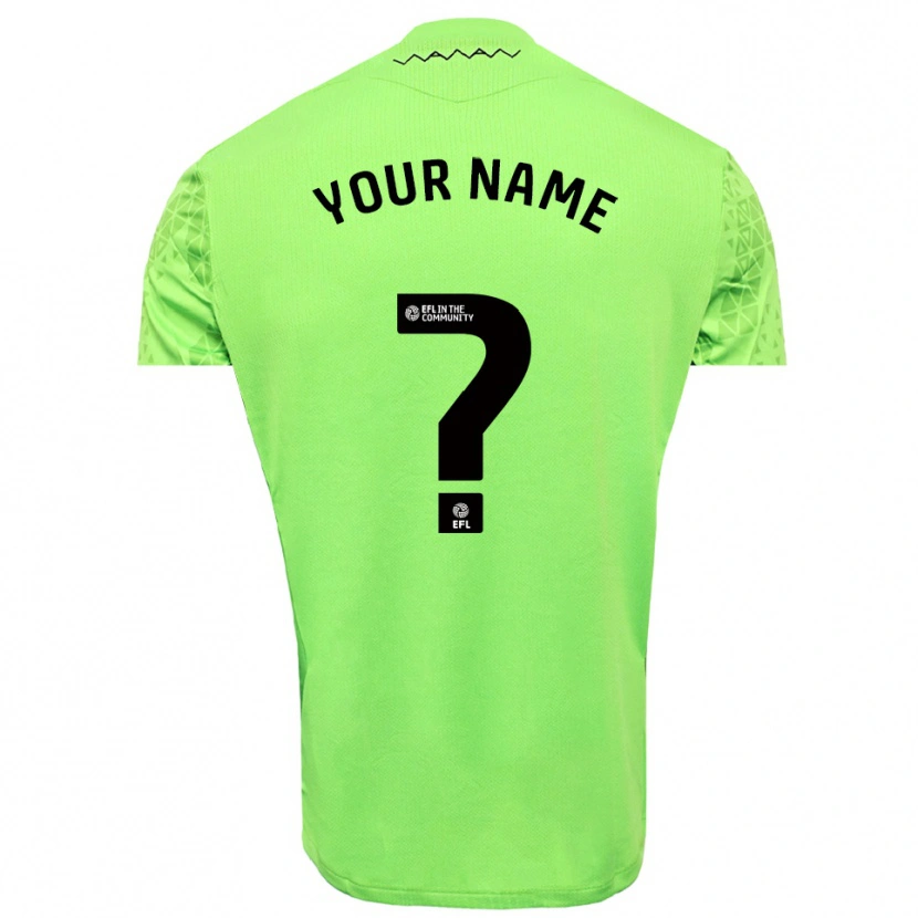 Danxen Kid Sheffield Wednesday Lime Black Goalkeeper Jersey 2025/26 T-Shirt