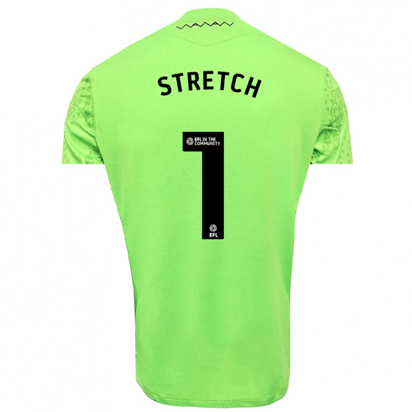 Danxen Kid Logan Stretch #1 Lime Black Goalkeeper Jersey 2025/26 T-Shirt