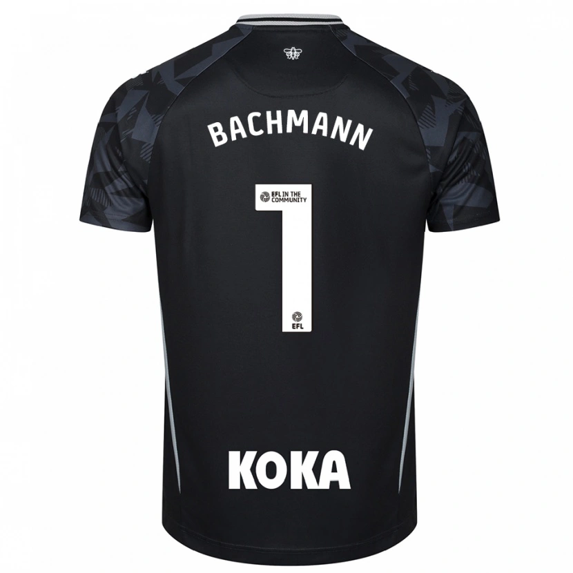 Danxen Kid Daniel Bachmann #1 Black Blue Goalkeeper Jersey 2025/26 T-Shirt