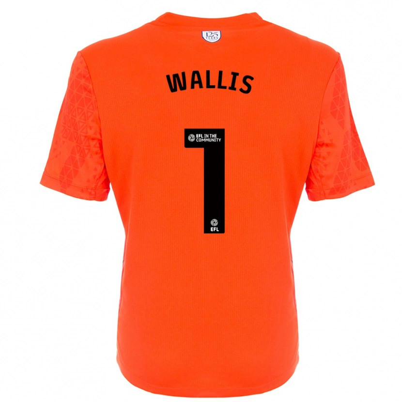 Danxen Kid Joe Wallis #1 Orange Black Goalkeeper Jersey 2025/26 T-Shirt