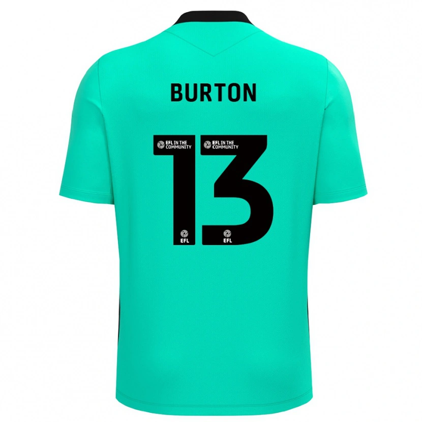 Danxen Kid Callum Burton #13 Mediumturquoise Goalkeeper Jersey 2025/26 T-Shirt