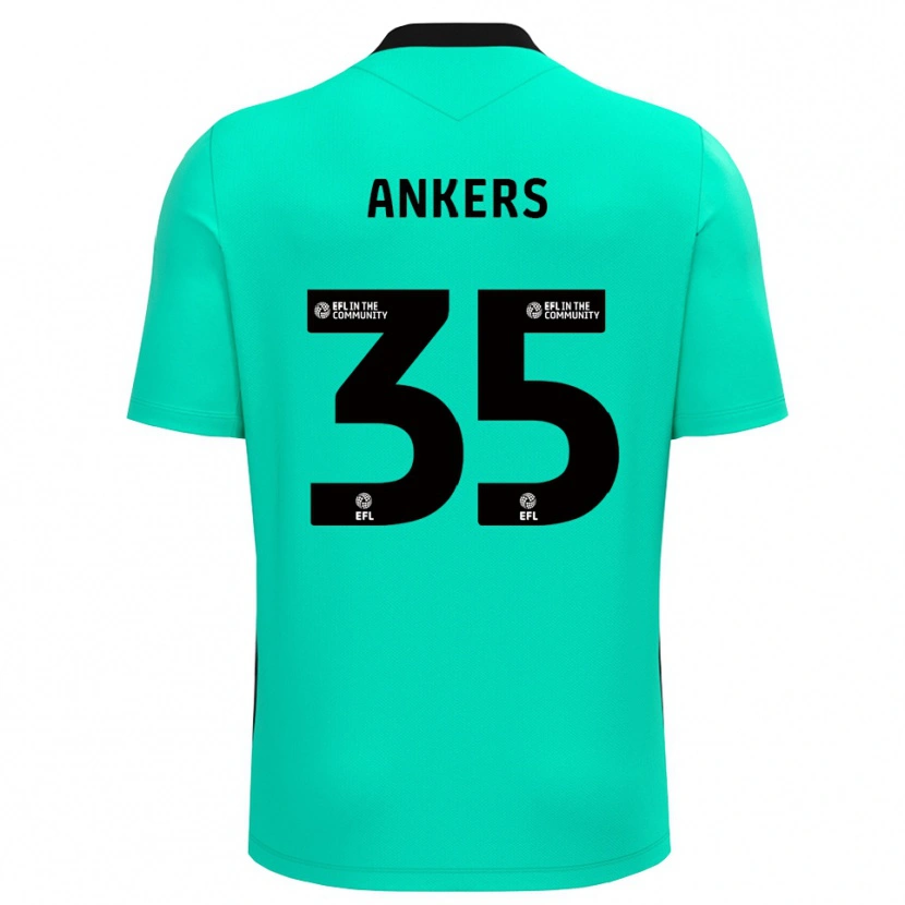 Danxen Kid Chloe Ankers #35 Mediumturquoise Goalkeeper Jersey 2025/26 T-Shirt