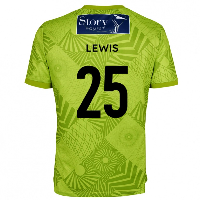 Danxen Kid Harry Lewis #25 Yellow Green Goalkeeper Jersey 2025/26 T-Shirt
