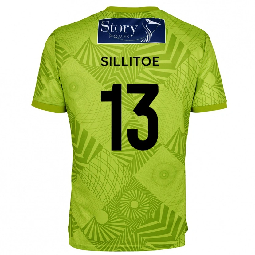 Danxen Kid Casey Sillitoe #13 Yellow Green Goalkeeper Jersey 2025/26 T-Shirt
