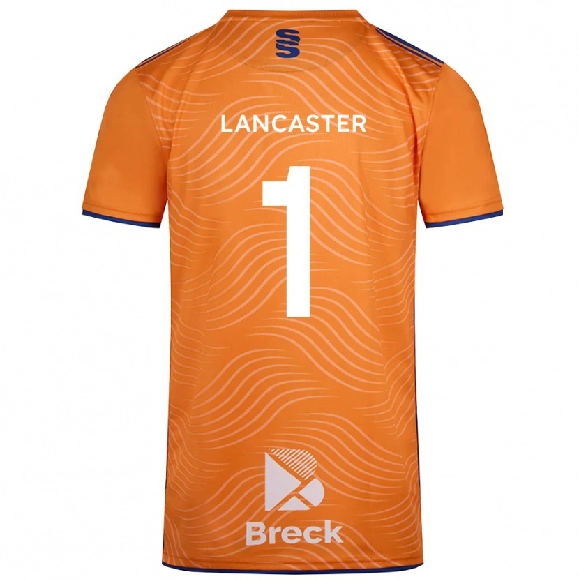 Danxen Kid Aaron Lancaster #1 Orange Black Goalkeeper Jersey 2025/26 T-Shirt