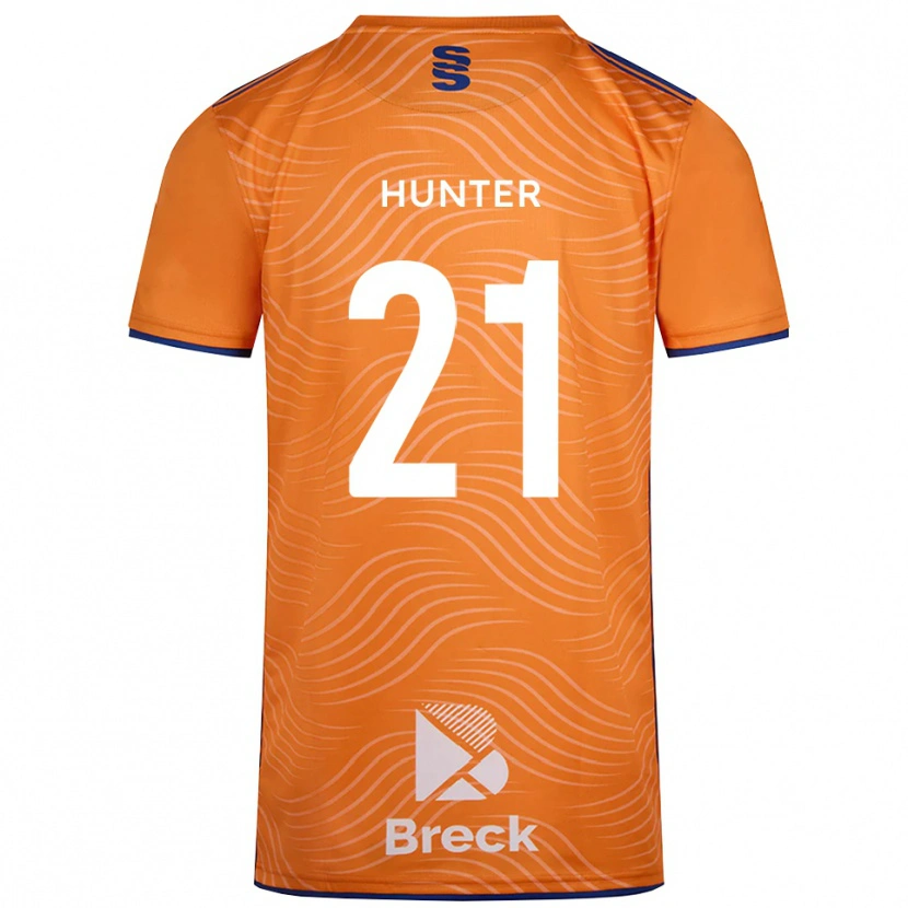 Danxen Kid Megan Hunter #21 Orange Black Goalkeeper Jersey 2025/26 T-Shirt
