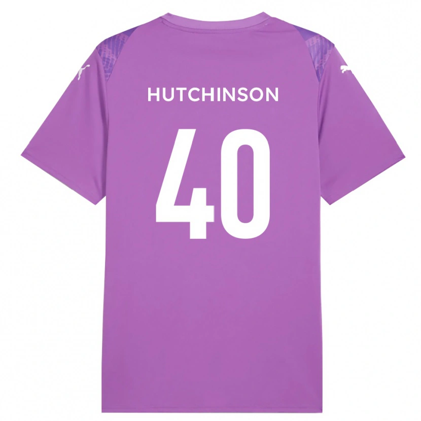 Danxen Kid Luke Hutchinson #40 Mediumorchid Goalkeeper Jersey 2025/26 T-Shirt